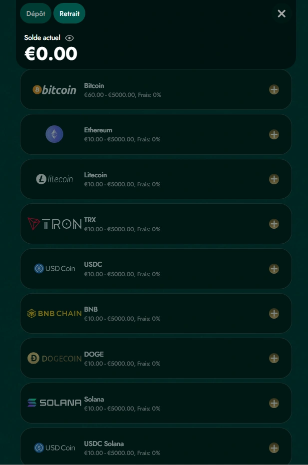 cashed crypto withdrawal page