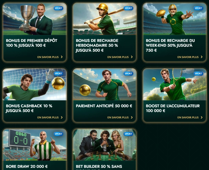cashed sports promotions page